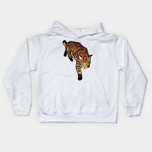 Tiger Tabby Manx Kids Hoodie